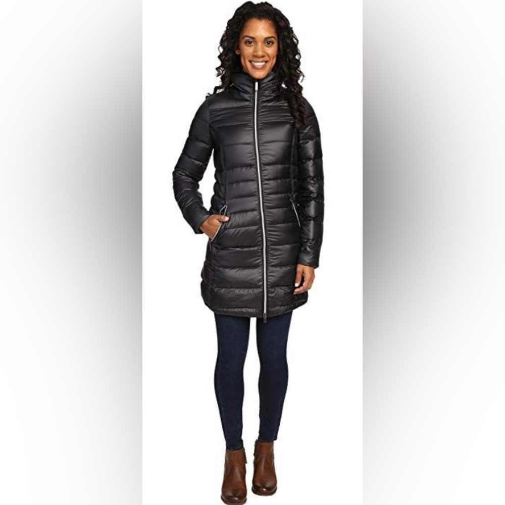 Mountain Khakis Women's ooh La La Black Down Puffer Long Coat